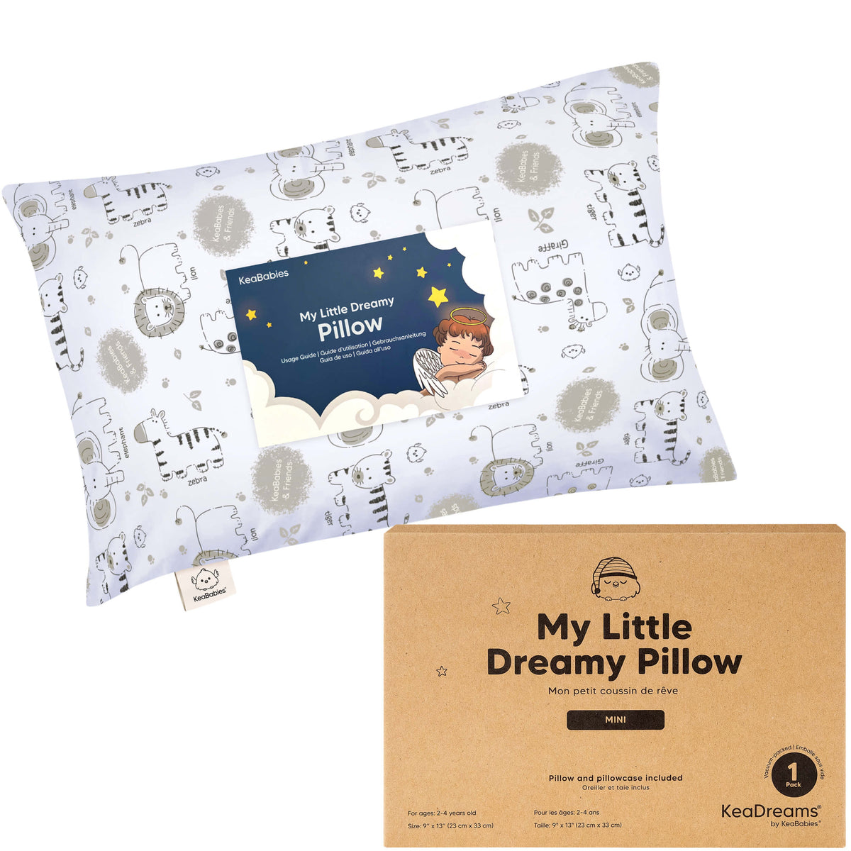 Toddler Pillow Cotton Pillowcase Machine Washable