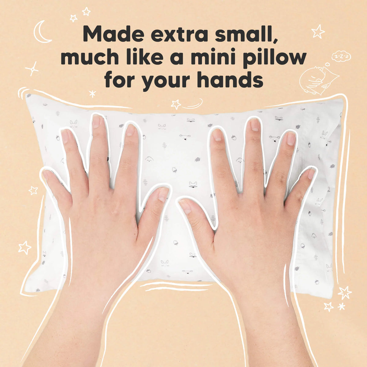 Toddler Pillow Cotton Pillowcase Machine Washable