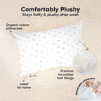 Toddler Pillow Cotton Pillowcase Machine Washable