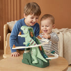 Toddler Slide Dinosaur-Themed Stable Frame Tool-Free Assembly