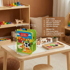 Toddler Storybook Montessori Farm Animals Durable Pages