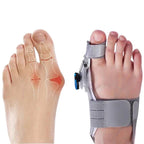 Toe Corrector Adjustable 3D Knob & Silicone Cushions
