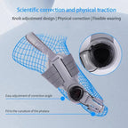 Toe Corrector Adjustable 3D Knob & Silicone Cushions