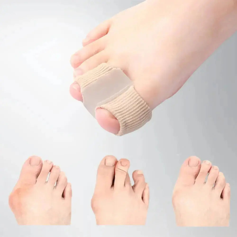 Toe Separator Set Soft Silicone Ergonomic Fit 2 Pairs