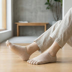 Toe Socks Five-Toe Seamless Anti-Slip Heel