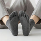 Toe Socks Five-Toe Seamless Anti-Slip Heel