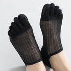 Toe Socks Five-Toe Seamless Anti-Slip Heel