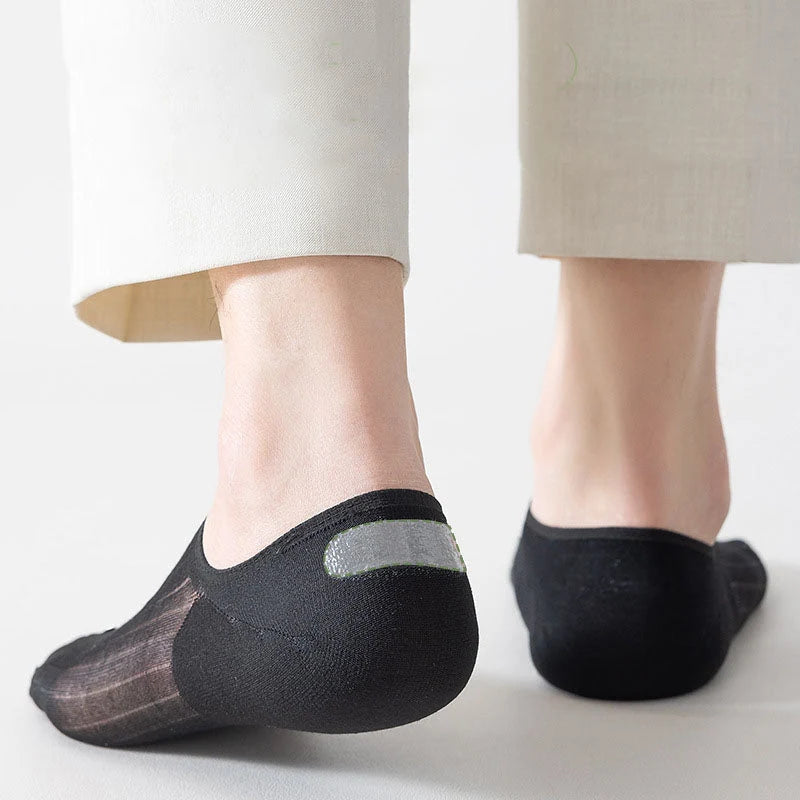 Toe Socks Five-Toe Seamless Anti-Slip Heel
