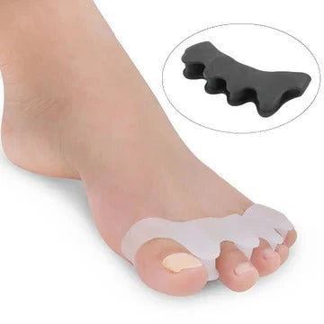 Toe-Spacing Support Sleeve Low-Profile Flexible Reusable