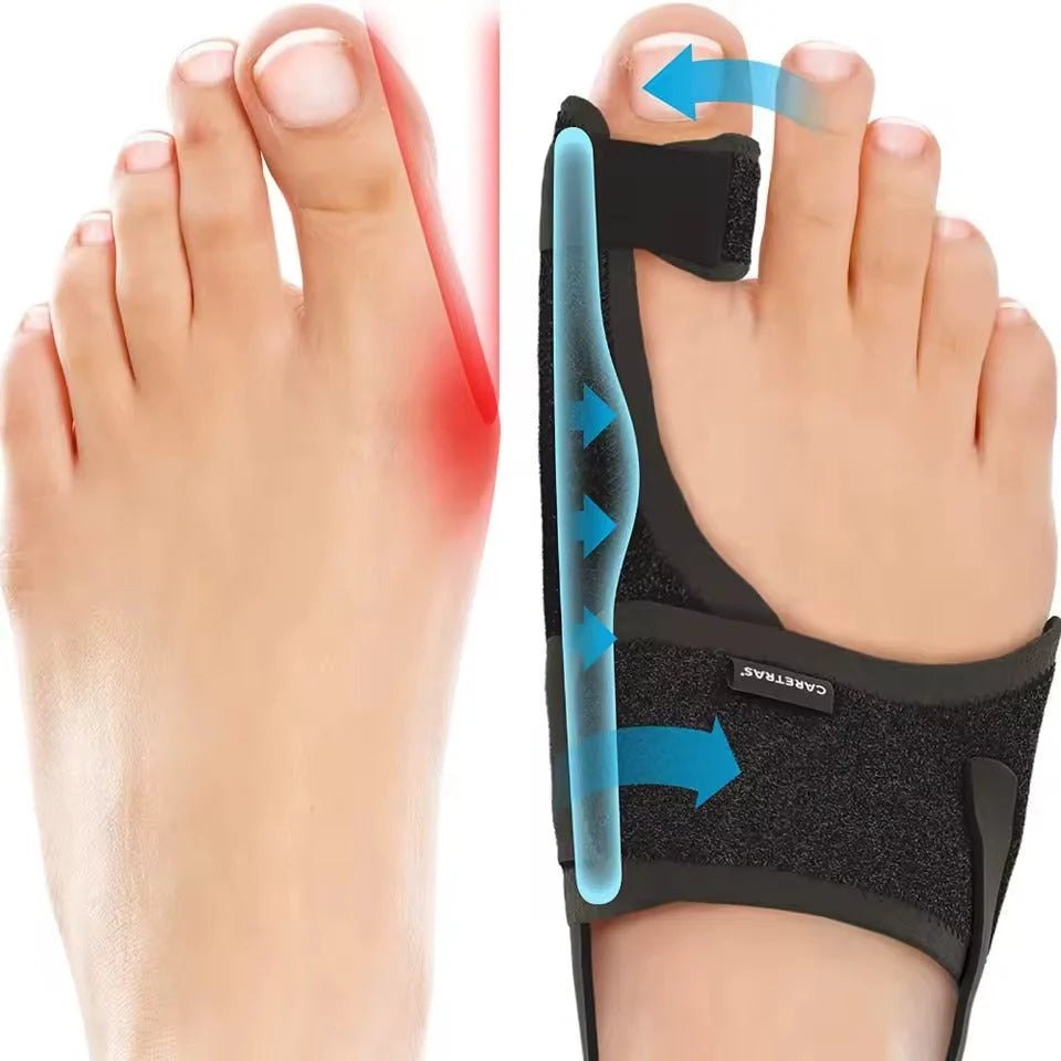 Toe Splint Ergonomic Soft Interior & Adjustable Straps
