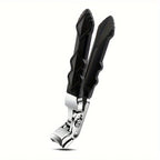 Toenail Clipper Curved Extra-Sharp Blade Surgical Steel Collection Tray