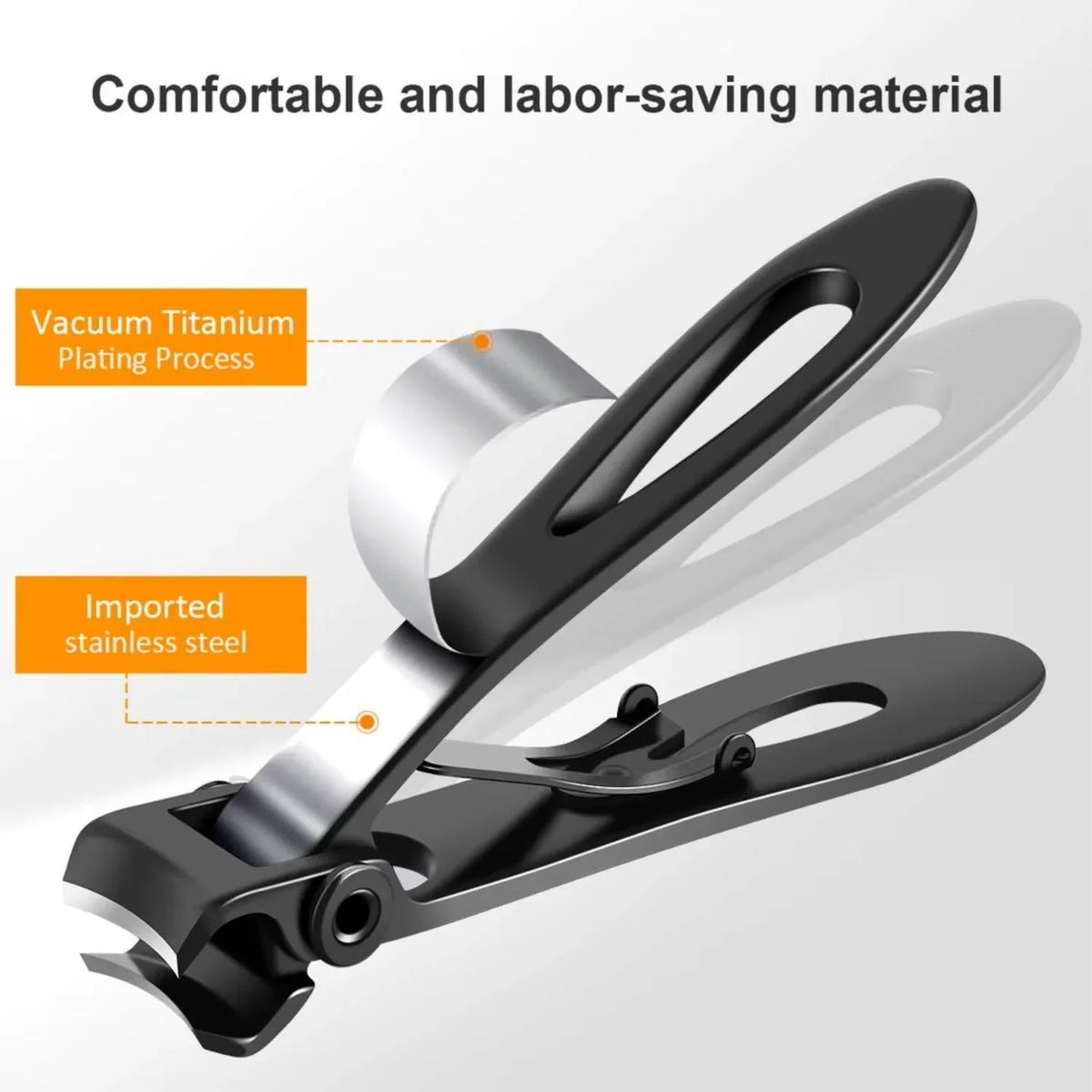 Toenail Clipper Extra Wide Jaw Ergonomic Grip