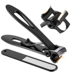 Toenail Clippers Extra Wide Stainless Steel Non-Slip Grip