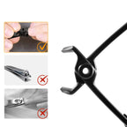 Toenail Clippers Extra Wide Stainless Steel Non-Slip Grip