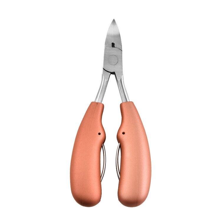 Toenail Scissors Curved Stainless Steel Non-Slip Grip