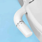 Toilet Bidet Attachment Dual Nozzle Retractable Adjustable Pressure