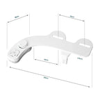 Toilet Bidet Attachment Dual Retractable Nozzles Adjustable Pressure