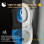 Toilet Bowl Night Light Motion-Activated USB Rechargeable Adjustable Arm