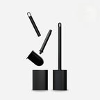 Toilet Brush Ergonomic Handle & Durable Nylon Bristles