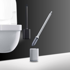Toilet Brush Ergonomic Handle & Durable Nylon Bristles
