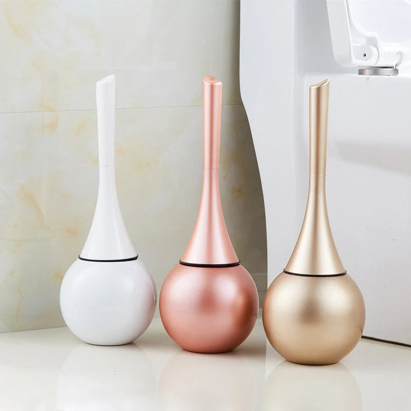 Toilet Brush & Holder Hygienic Removable Drip Tray