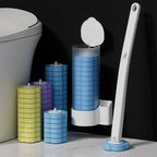 Toilet Brush Set 18 Disposable Heads & Holder