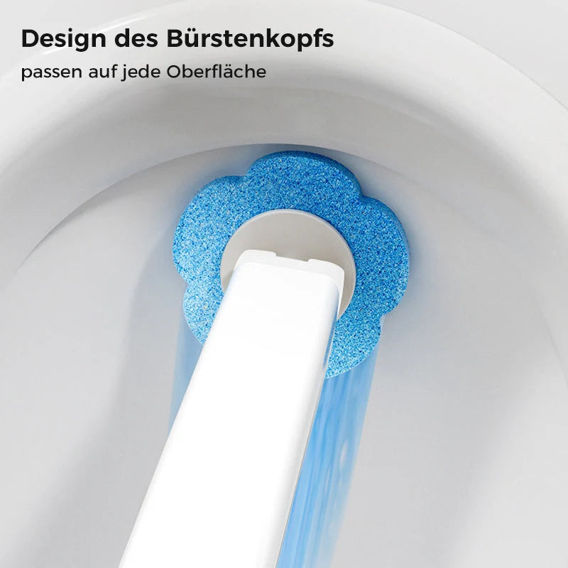 Toilet Brush Set 18 Disposable Heads & Holder
