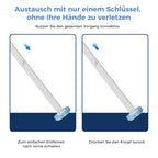 Toilet Brush Set 18 Disposable Heads & Holder