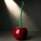 Toilet Brush Set Cherry Holder Thick Brush Head