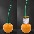 Toilet Brush Set Cherry Holder Thick Brush Head