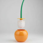 Toilet Brush Set Cherry Holder Thick Brush Head