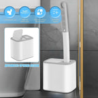 Toilet Brush Set Disposable Heads 360-Degree Cleaning Long Handle