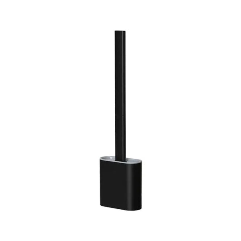 Toilet Brush Set Flexible Silicone Head & Wall Mount