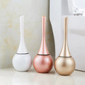 Toilet Brush Set Freestanding Hygienic Stainless Steel