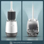 Toilet Brush Set Silicone Flexible Non-Stick Quick-Drying