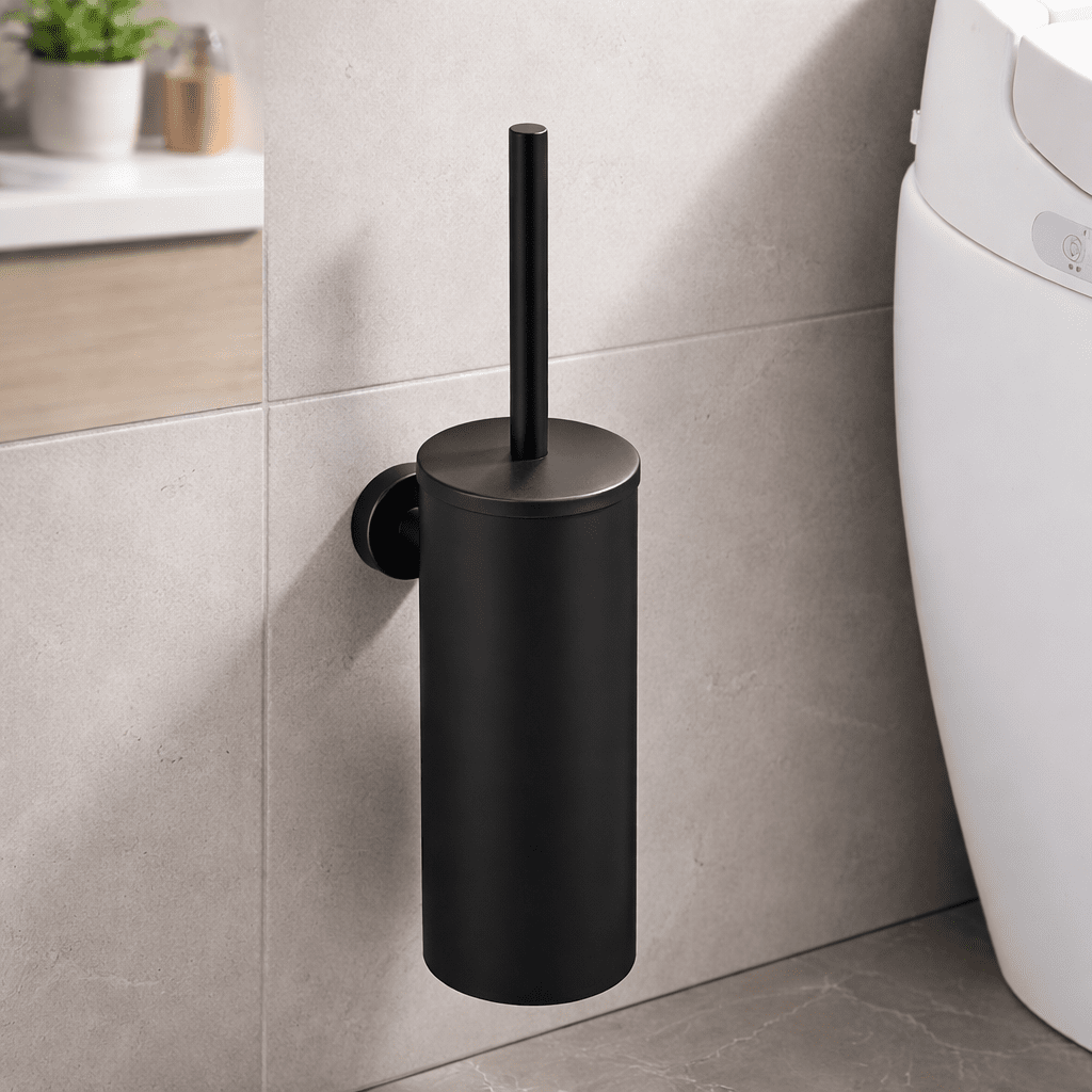 Toilet Brush Set Stainless Steel Wall-Mounted Holder