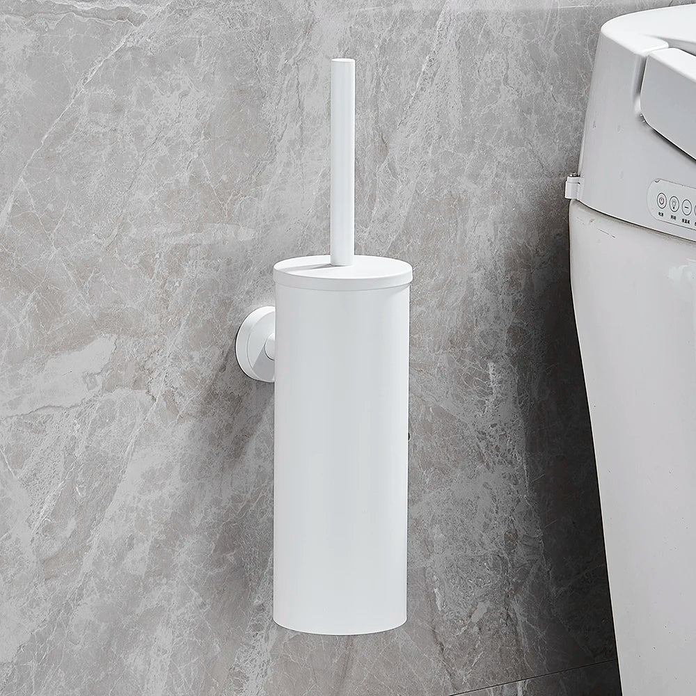 Toilet Brush Set Stainless Steel Wall-Mounted Holder