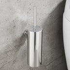 Toilet Brush Set Stainless Steel Wall-Mounted Holder