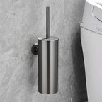 Toilet Brush Set Stainless Steel Wall-Mounted Holder