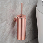 Toilet Brush Set Stainless Steel Wall-Mounted Holder