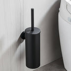 Toilet Brush Set Stainless Steel Wall-Mounted Holder