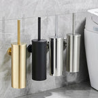 Toilet Brush Set Stainless Steel Wall-Mounted Holder