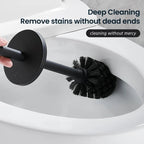 Toilet Brush Set Stainless Steel Wall-Mounted Holder