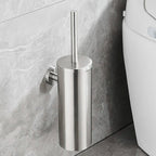 Toilet Brush Set Stainless Steel Wall-Mounted Holder