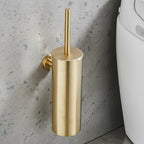 Toilet Brush Set Stainless Steel Wall-Mounted Holder