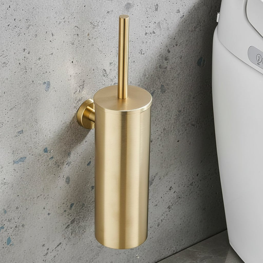 Toilet Brush Set Stainless Steel Wall-Mounted Holder