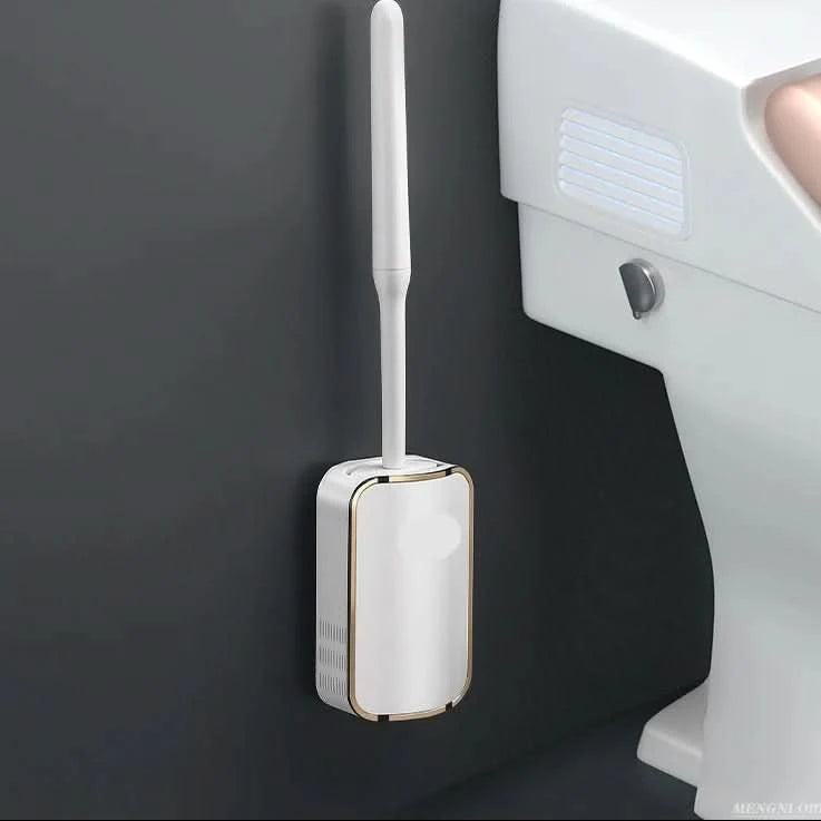 Toilet Brush Set Wall-Mounted Quick-Drain