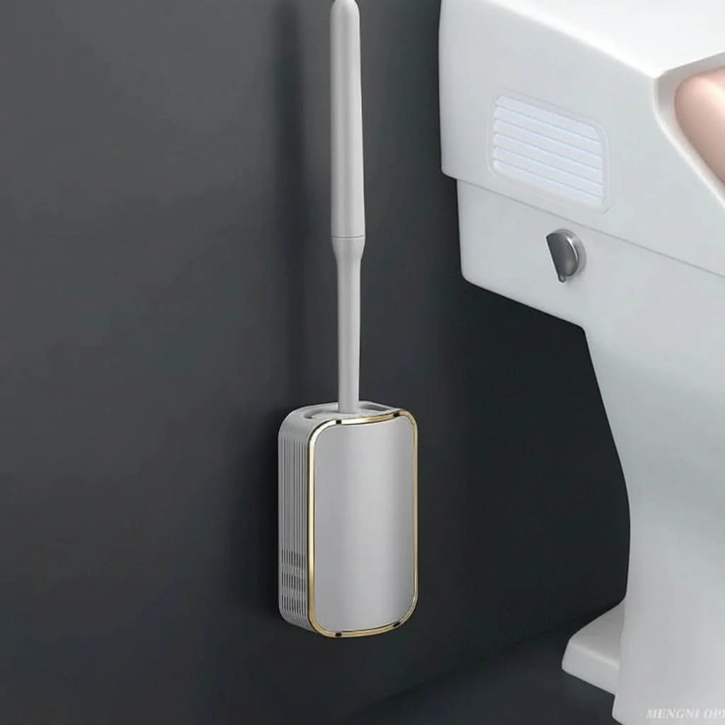Toilet Brush Set Wall-Mounted Quick-Drain