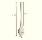 Toilet Brush Silicone Flat Head Wall Mount Drip Tray