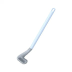 Toilet Brush Silicone Flexible Bristles Adhesive Wall Mount